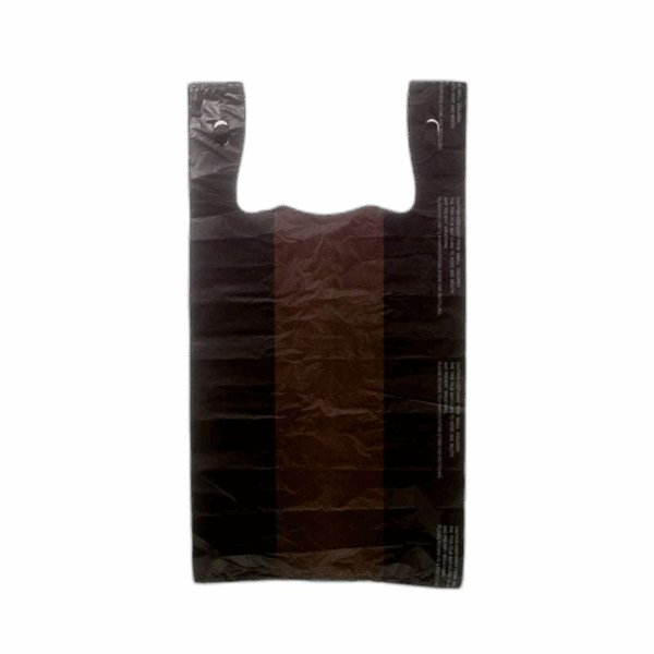 Plastic Bags, Black, Heavy Duty, 8" x 5" x 16"