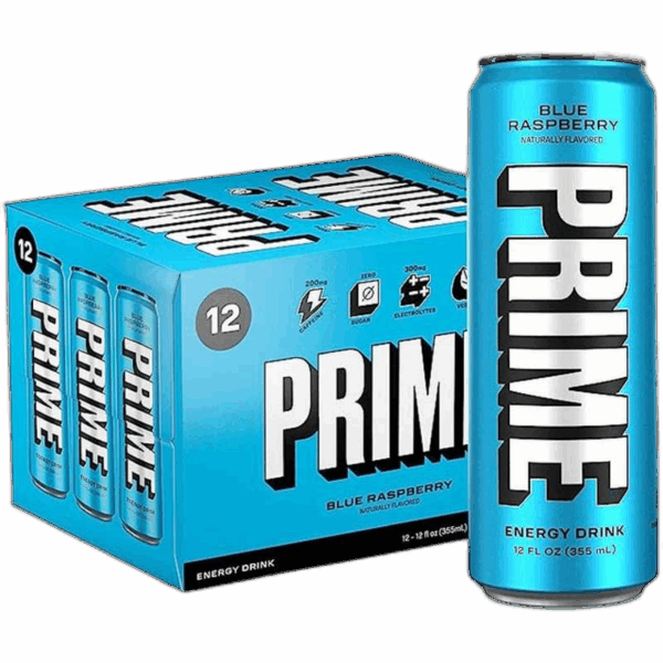 Prime, Energy Drink, Blue Raspberry