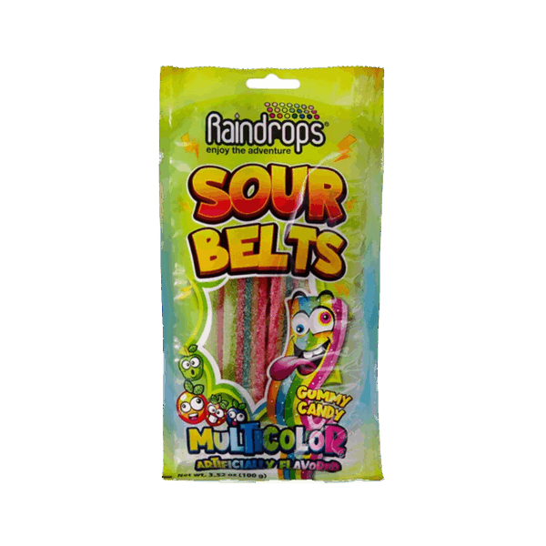 Raindrops Sour Belts Rainbow