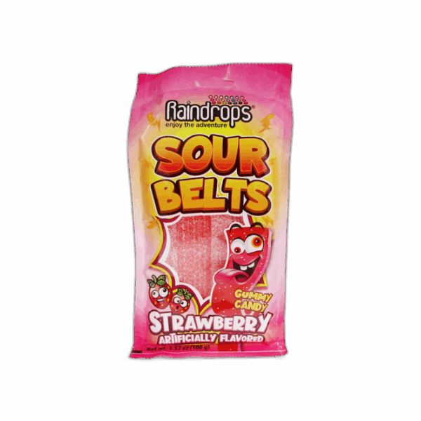 Raindrops, Sour Belts, Strawberry