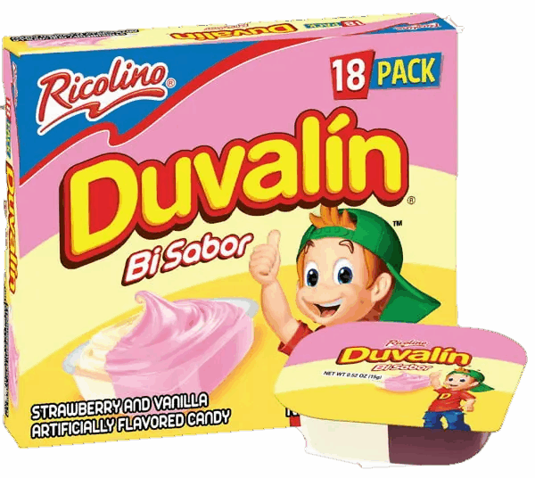 Ricolino, Duvalin, Strawberry & Vanilla Candy