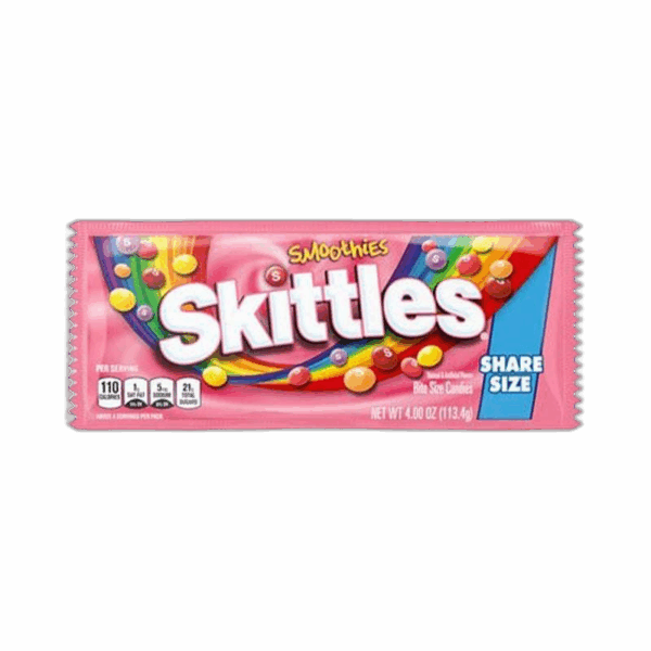 Skittles Candy, Smoothies, Share Size