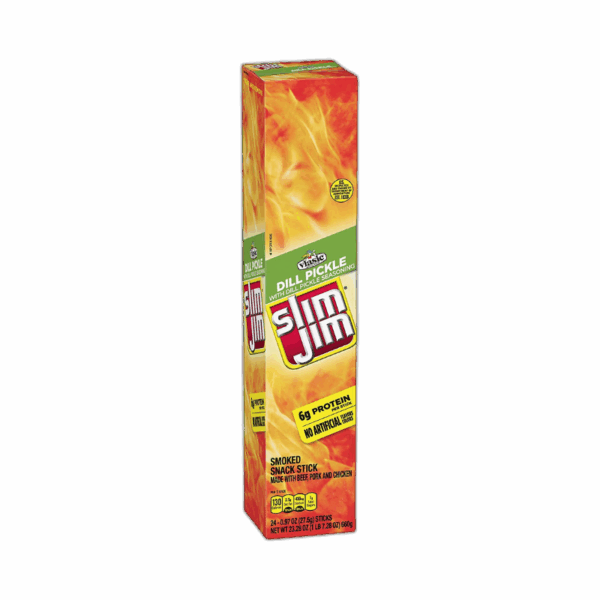 Slim Jim, Giant Smoked Meat Sticks, Dill Pickle