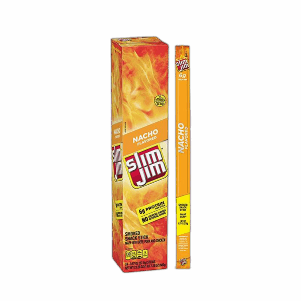 Slim Jim, Giant Smoked Meat Sticks, Nacho