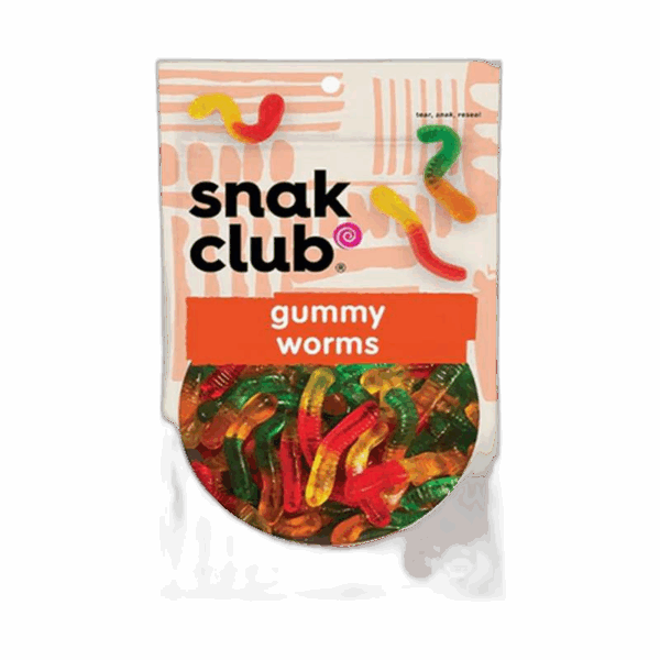 Snak Club Gummy Worms, Premium Pack