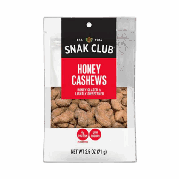 Snak Club Honey Cashews, Premium Pack