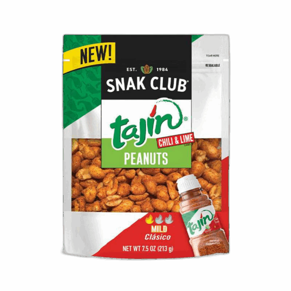 Snak Club Peanuts, Tajin Chili & Lime, Premium Pack