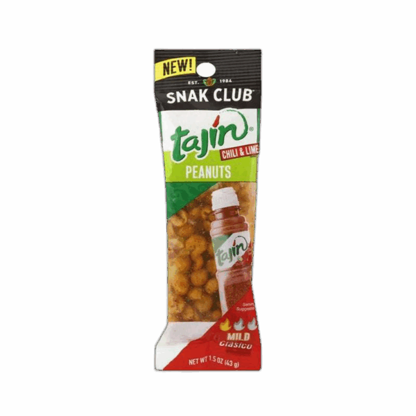 Snak Club Peanuts, Tajin Chili & Lime, Snack Size