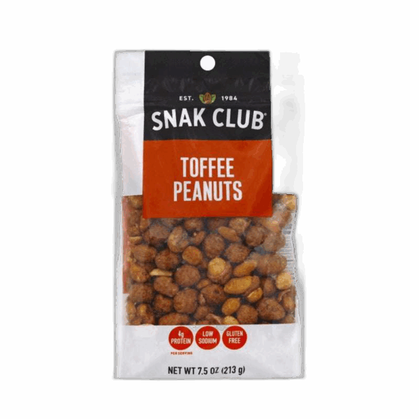 Snak Club Toffee Peanuts, Premium Pack