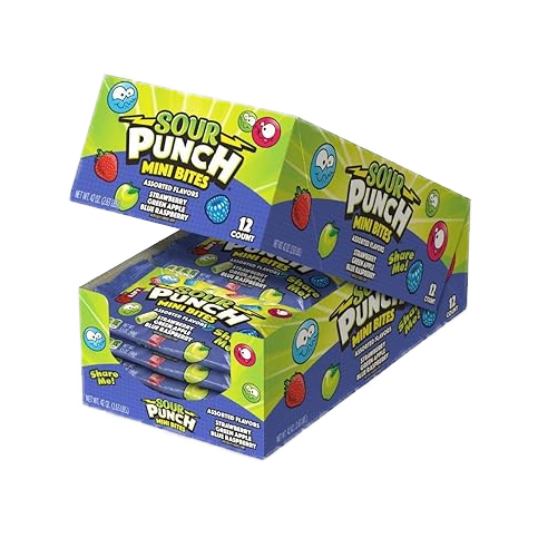 Sour Punch King Size Assorted Bites