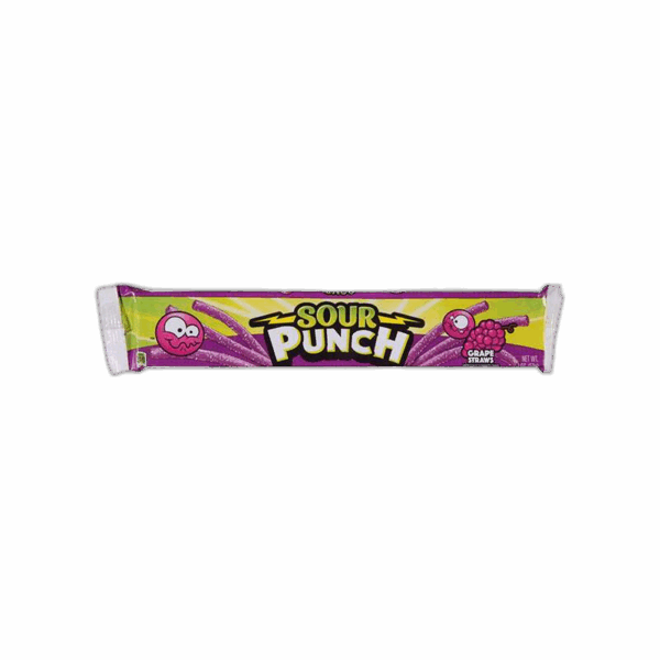 Sour Punch, Straws, Grape