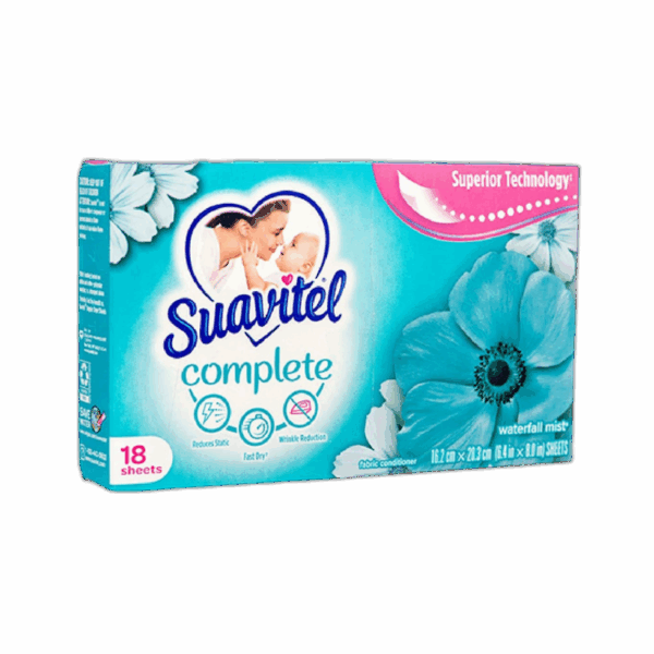 Suavitel, Fabric Softener, Dryer Sheets, Waterfall