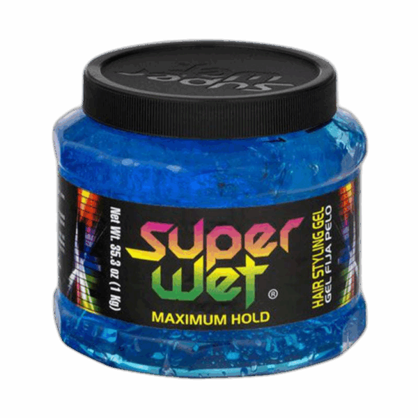 Super Wet Hair Gel, Blue