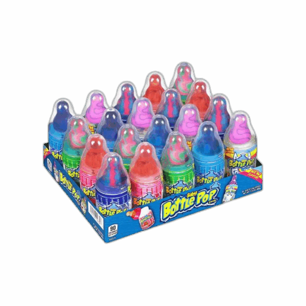 Topps, Baby Bottle Lollipops with Powdered Candy