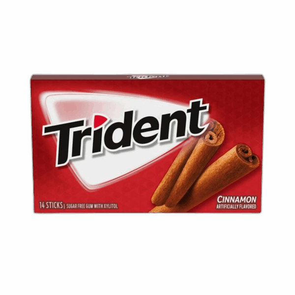 Trident, Sugar Free Gum, Cinnamon