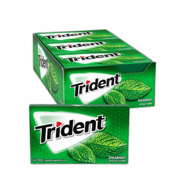 Trident, Sugar Free Gum, Spearmint