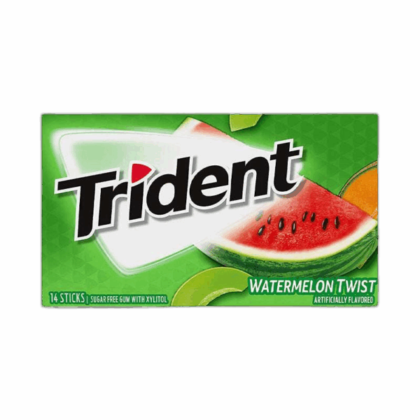 Trident, Sugar Free Gum, Watermelon Twist