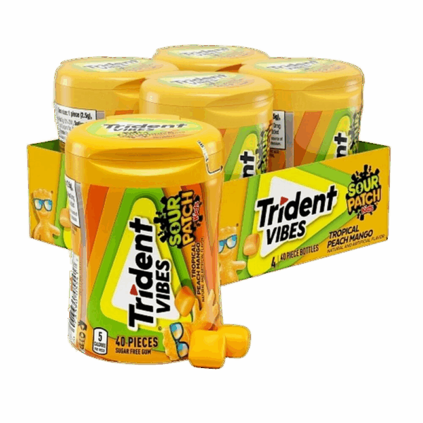 Trident Vibes Sour Patch Kids Peach Mango