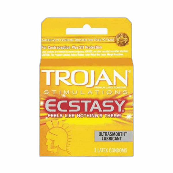 Trojan, Condoms, Ribbed Ecstasy