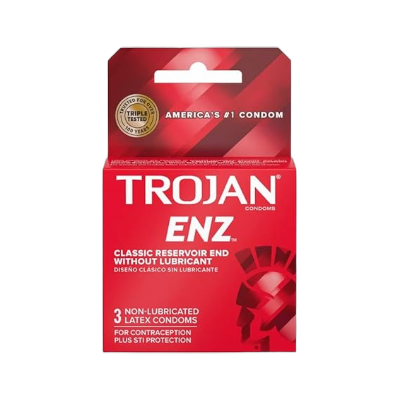 Trojan Non-Lubricated Condoms 3ct