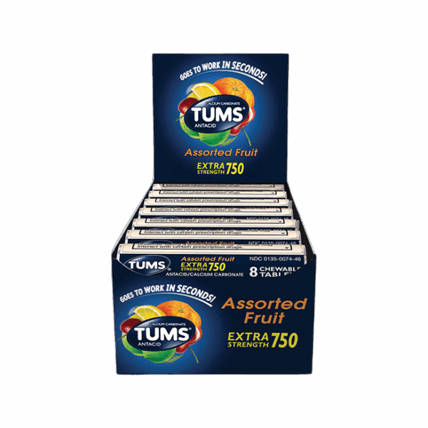 Tums Extra Assorted Fruit