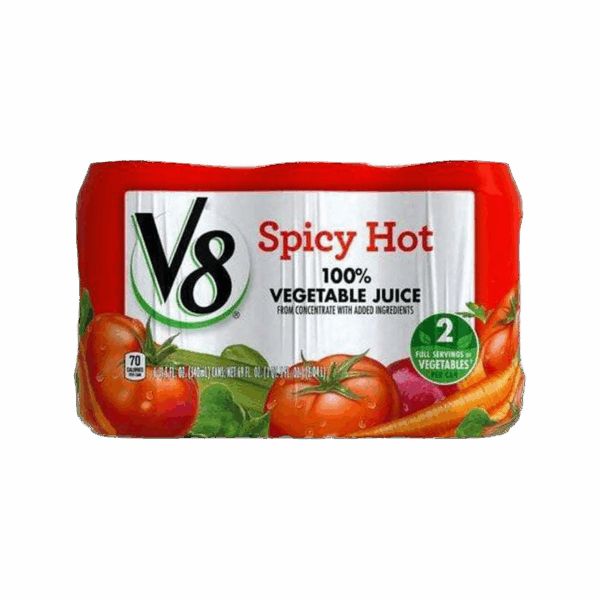 V8, 100% Vegetable Juice, Spicy, Can
