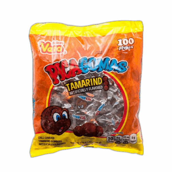 Vero Pica Tamarind Candy, 600 g, 100 count (1 Pack)