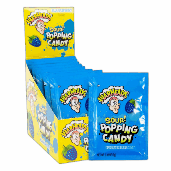 Warhead Pop Candy Blue Raspberry