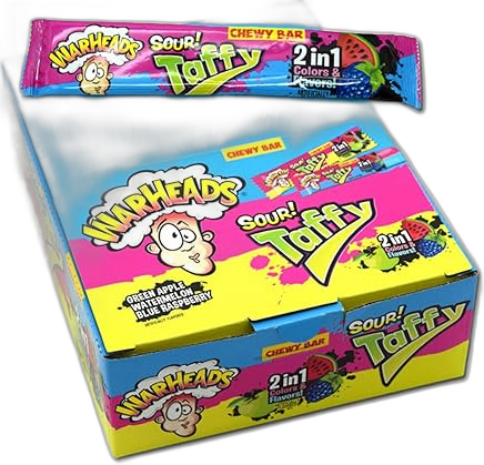 Warhead Toffy Bar 2IN1 Troppical