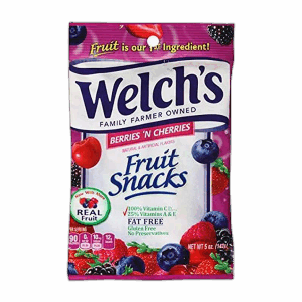 Welch's, Fruit Snacks, Berries & Cherries