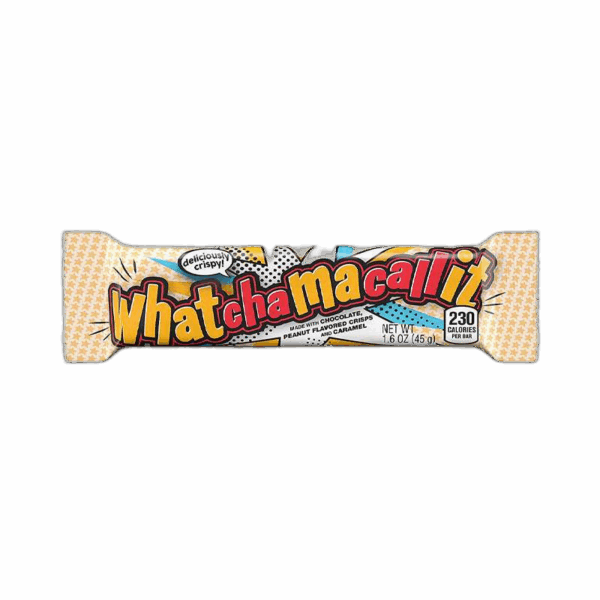 Whatchamacallit, Chocolate Peanut Flavored Crisps and Caramel Bar