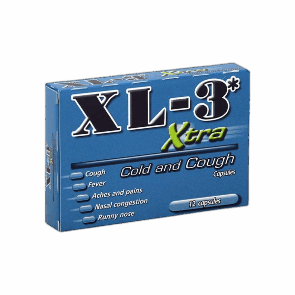 XL-3, Cold Medicine Tablets, Blue