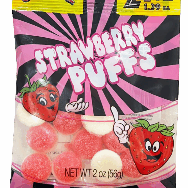 Snackerz Strawberry Puffs 2 for 1
